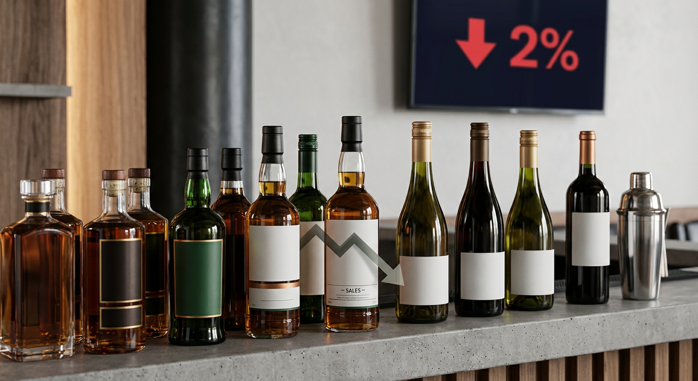 Pernod Ricard Reports 2% Organic Sales Decline in First Quarter