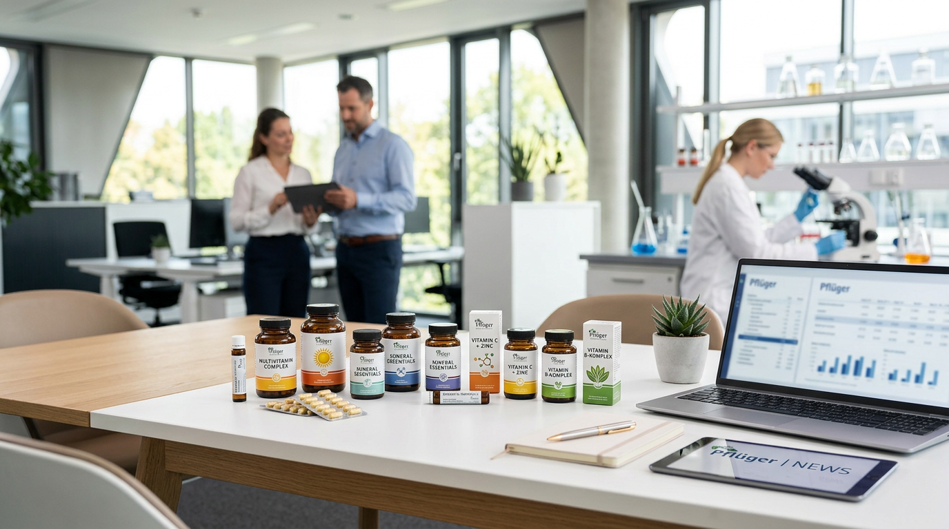 Pflüger erweitert Sortiment um neue Vitamine und Mineralstoffe