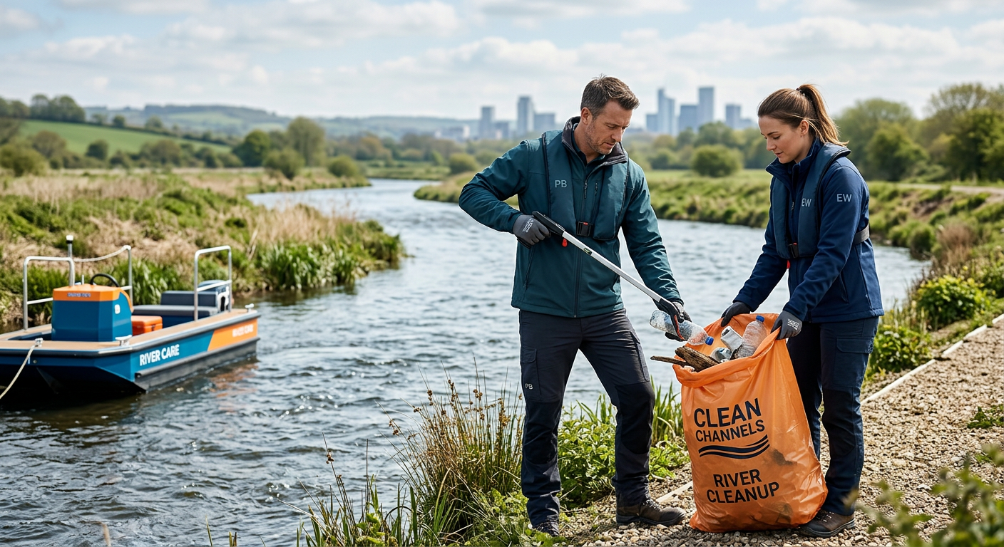 PLAN-B NET ZERO and Everwave partner to clean rivers