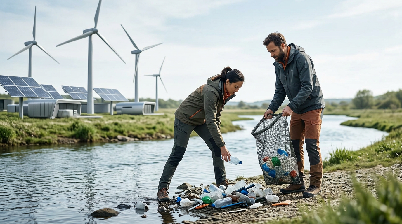 PLAN-B NET ZERO Energy launches electricity tariffs that remove plastic from waterways