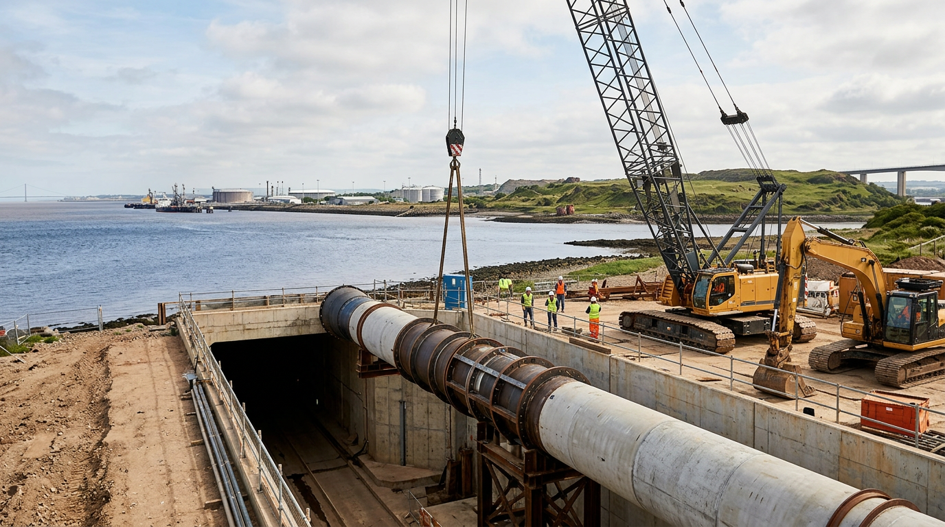 PORR s'implante au Royaume-Uni avec le projet de pipeline Humber
