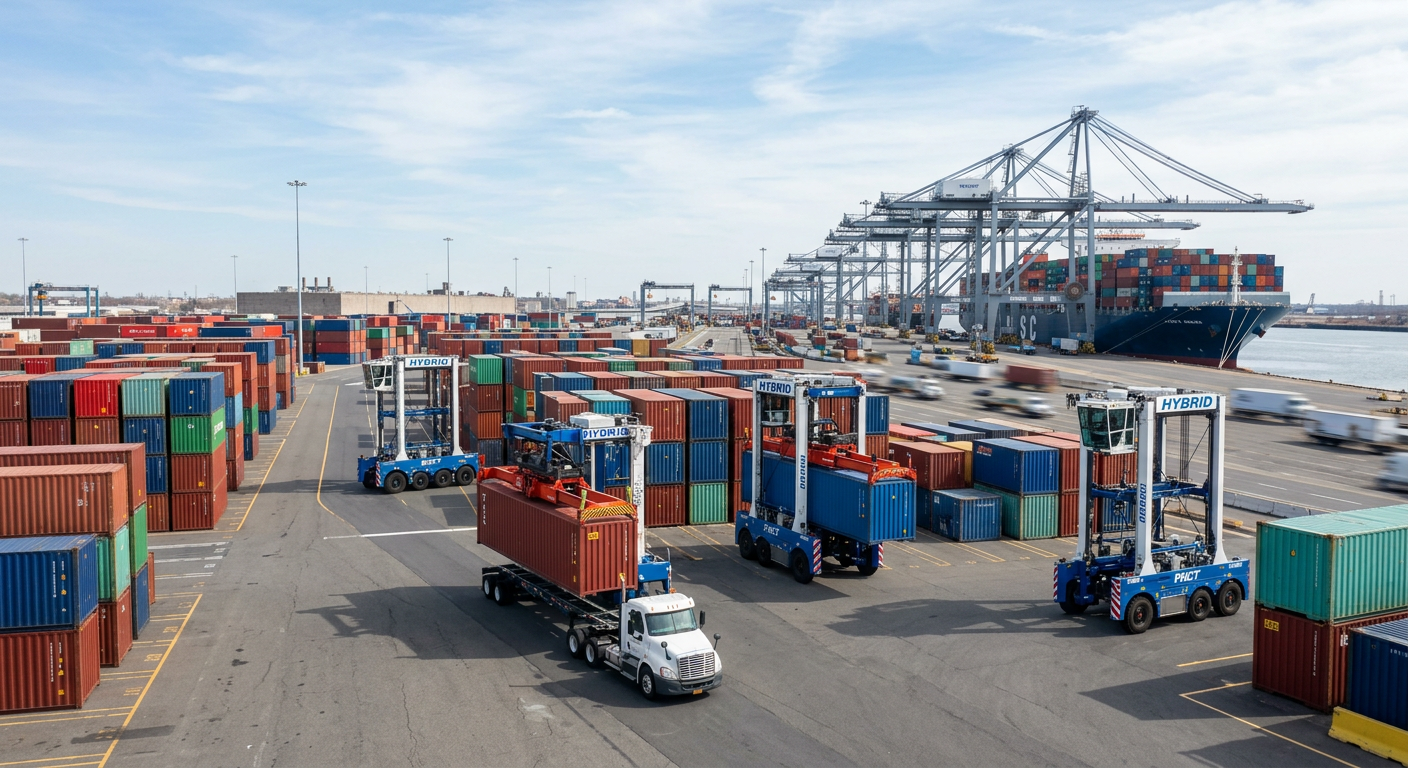 Port Newark Container Terminal bestellt 20 Konecranes Hybrid-Straddle Carrier