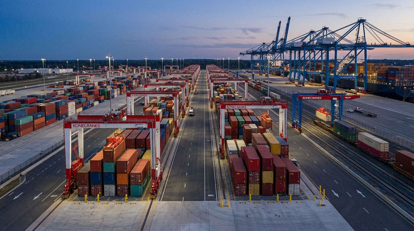 Hafen von Virginia bestellt 36 Konecranes-Kräne für über 130 Mio. Euro
