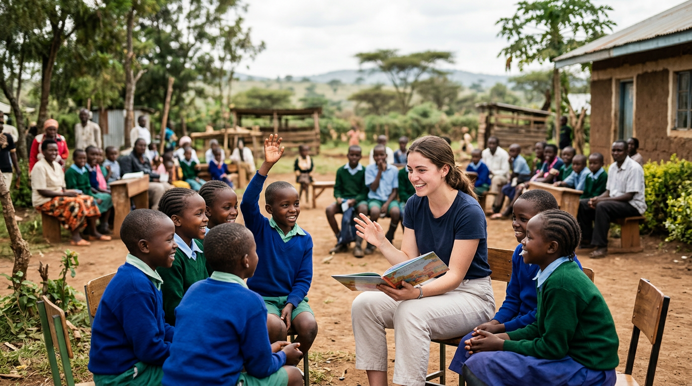 Projekt Schwarz-Weiß publie des images de l'académie éducative au Kenya