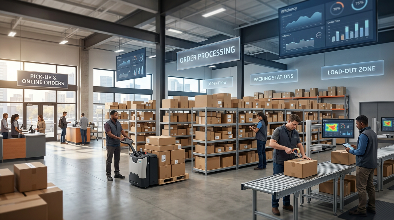 Un détaillant transforme ses magasins en centres de distribution pendant la haute saison