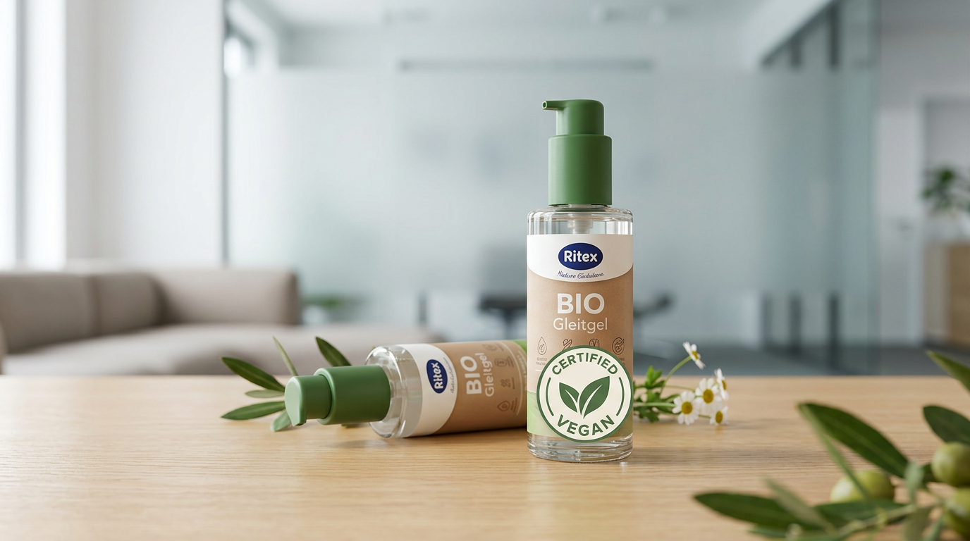 Le gel lubrifiant Ritex BIO obtient une certification vegan
