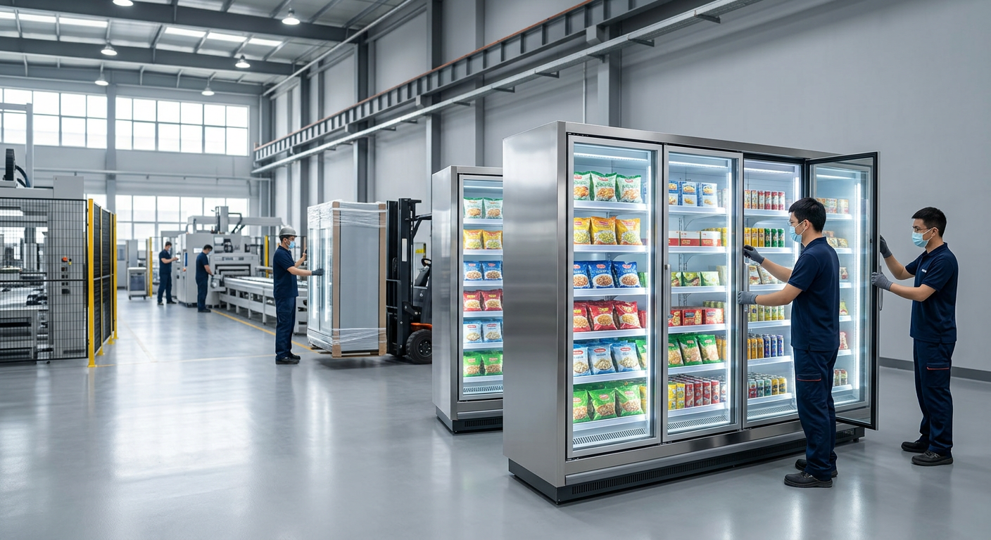 Runte produces glass door display freezers for retailers