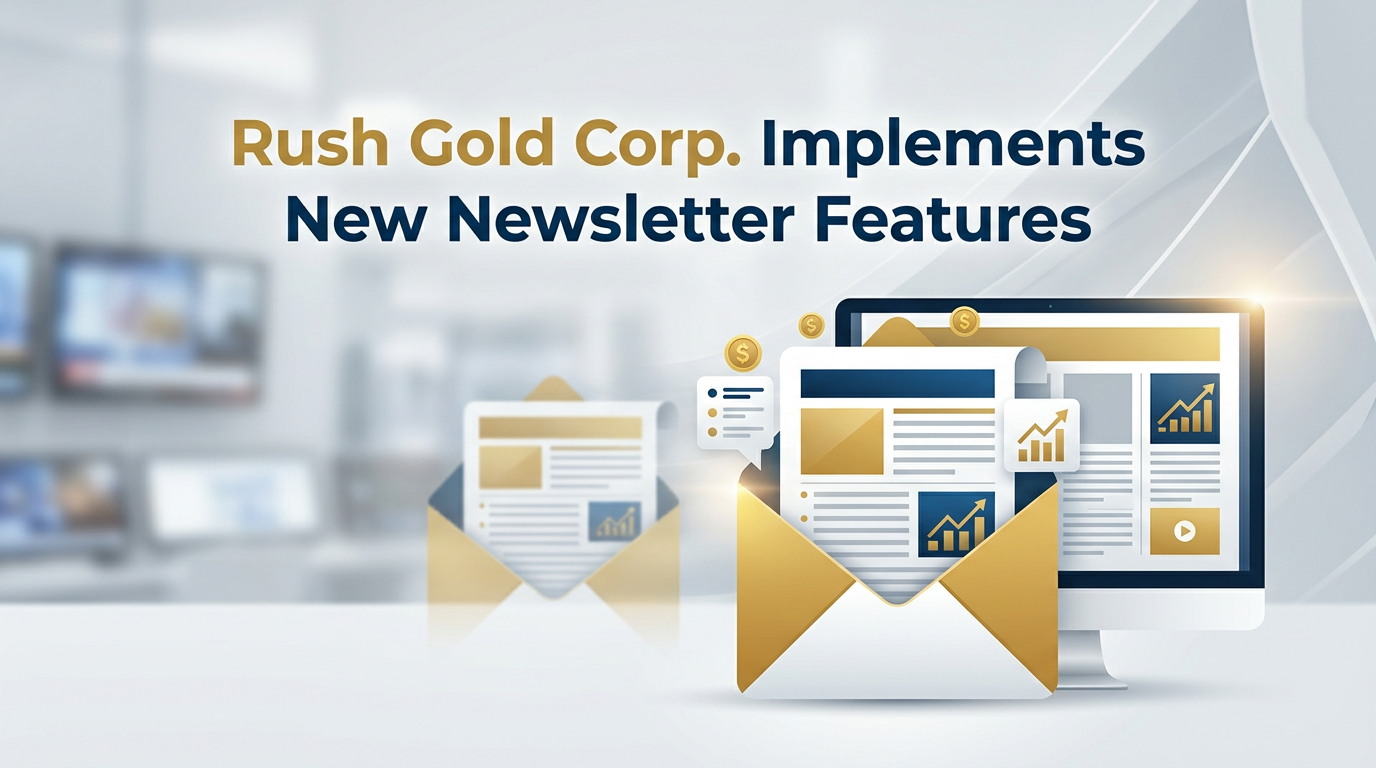 Rush Gold Corp. Führt Neue Newsletter-Funktionen Ein