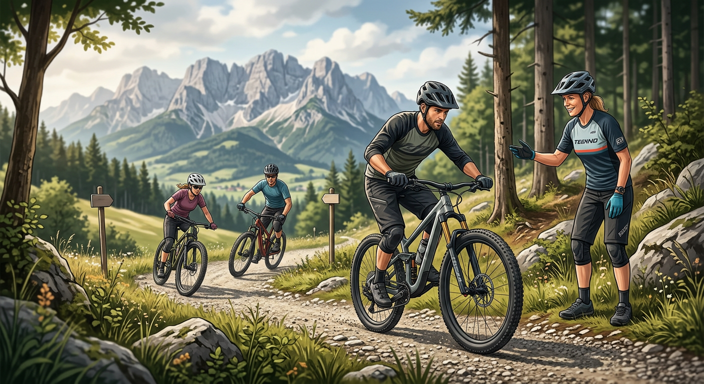 Saalfelden Leogang propose des stages de pilotage pour vététistes