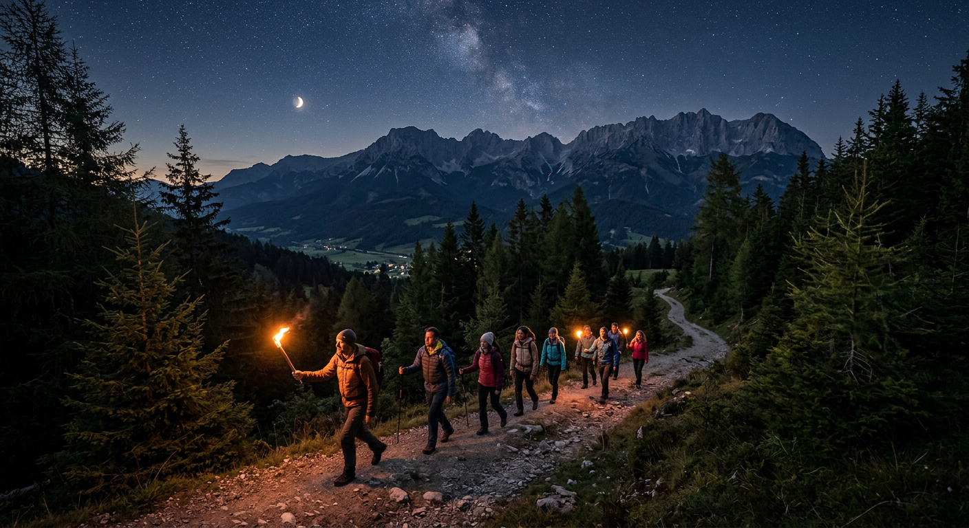 Saalfelden Leogang: Mystische Nachtwanderungen im Ullachtal