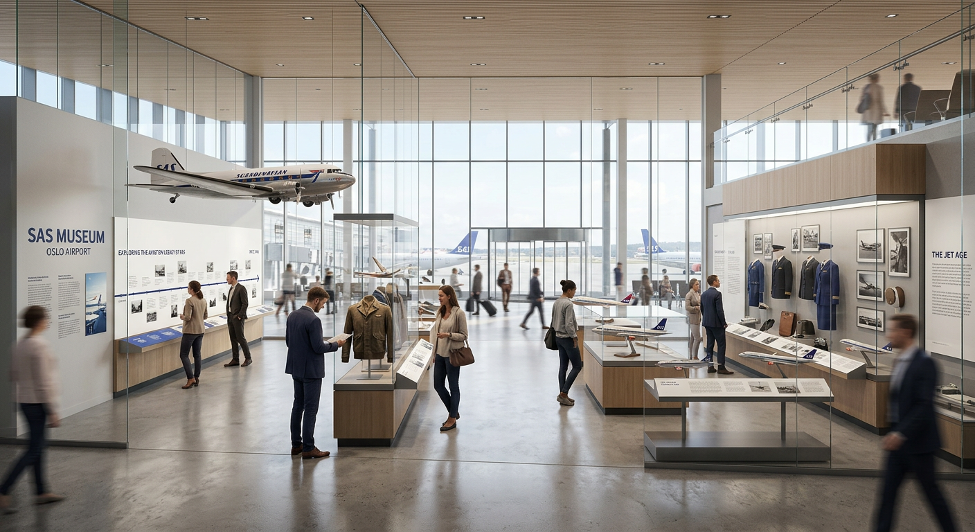 SAS inaugure un musée élargi à l'aéroport d'Oslo