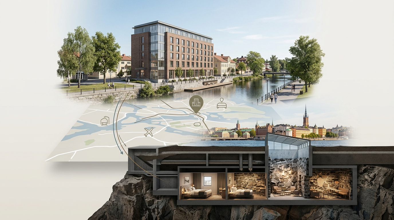 Scandic expandiert mit Franchise-Hotel in Köping und unterirdischem Hotel in Stockholm