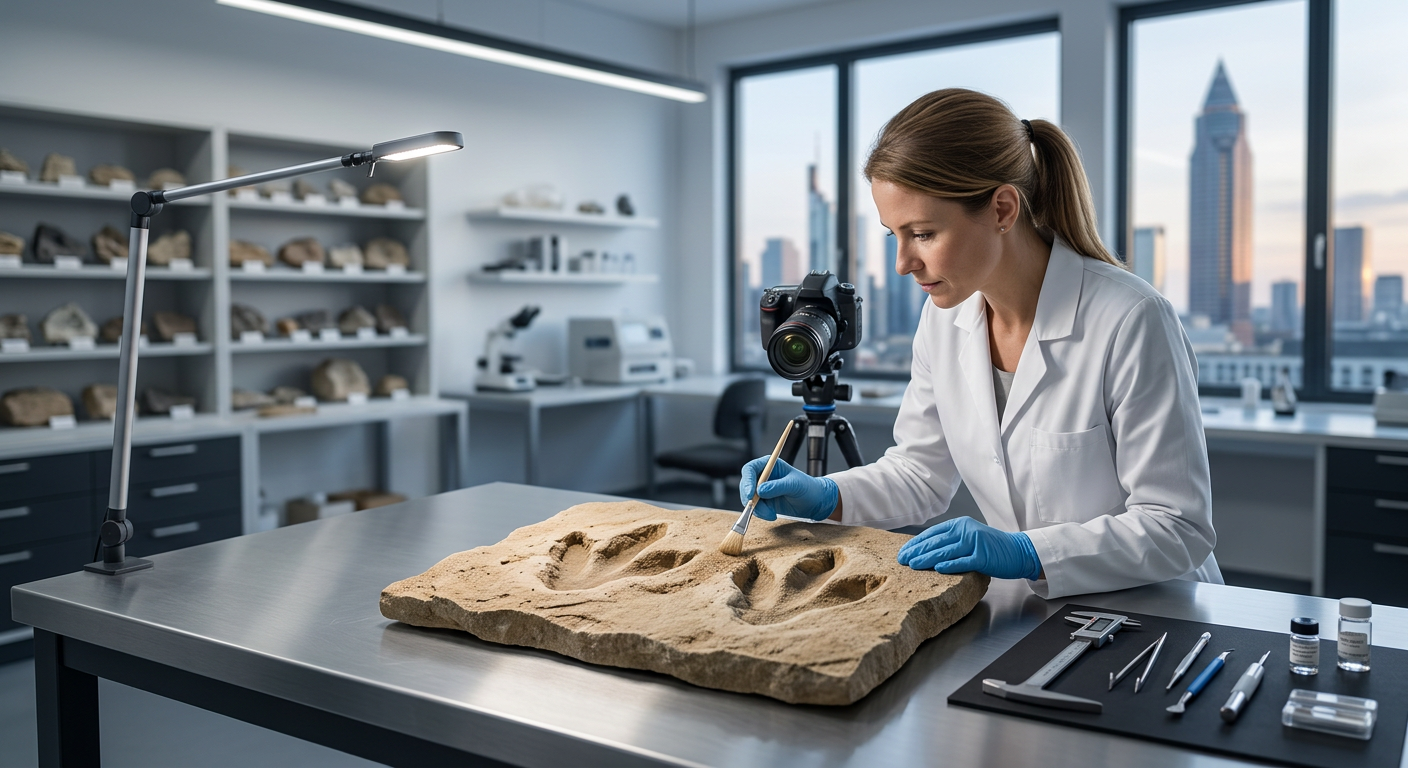 Le Senckenberg identifie des traces de dinosaures de l'ère Edmonds à Francfort