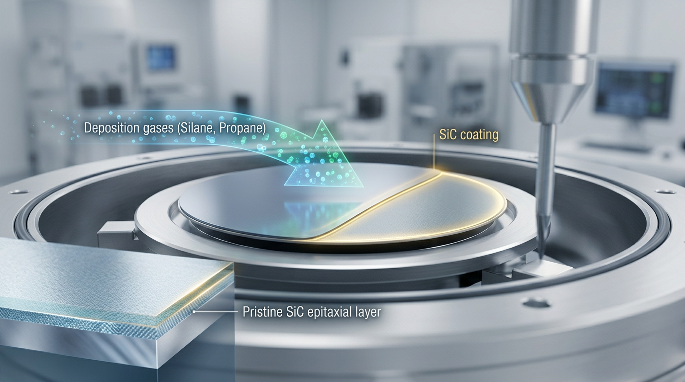 Siliziumkarbid-Beschichtungen verbessern SiC-Epitaxie-Wachstumsprozesse