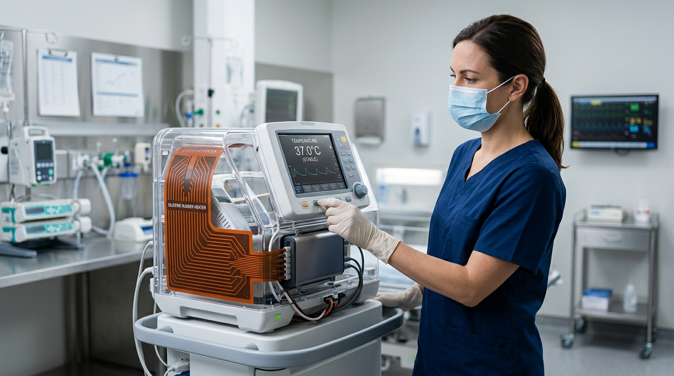 Silikonkautschuk-Heizelemente verbessern Temperaturstabilität von Medizinprodukten