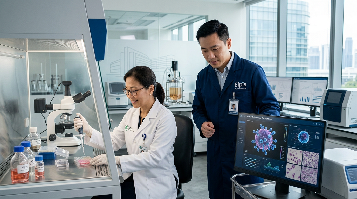 Singapore General Hospital und Elpis Biopharmaceuticals kooperieren bei der Entwicklung von Zelltherapien