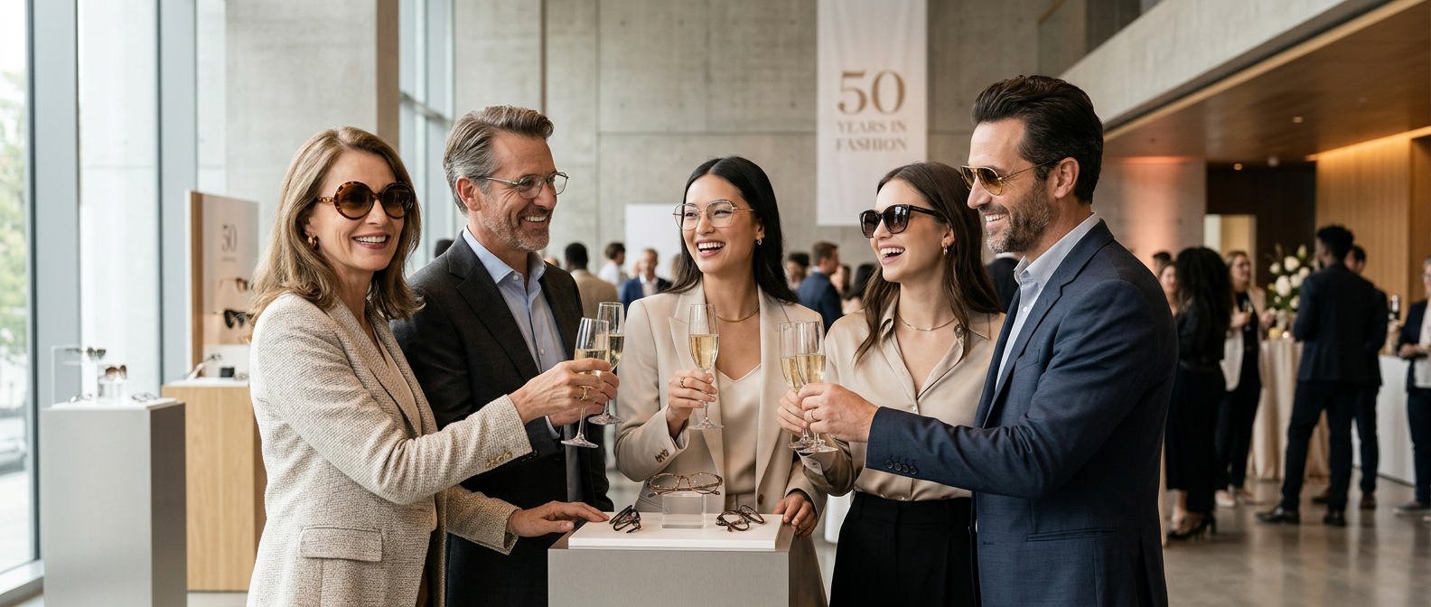 Vogue Eyewear firar 50 år inom mode